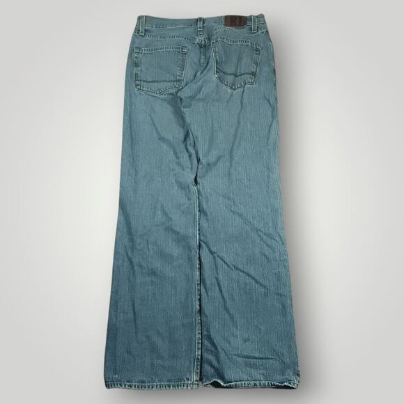 RL Polo Jeans Mens 31x30 Vtg Y2K Ashmore Baggy Straight Low Rise Distressed - Picture 2 of 8